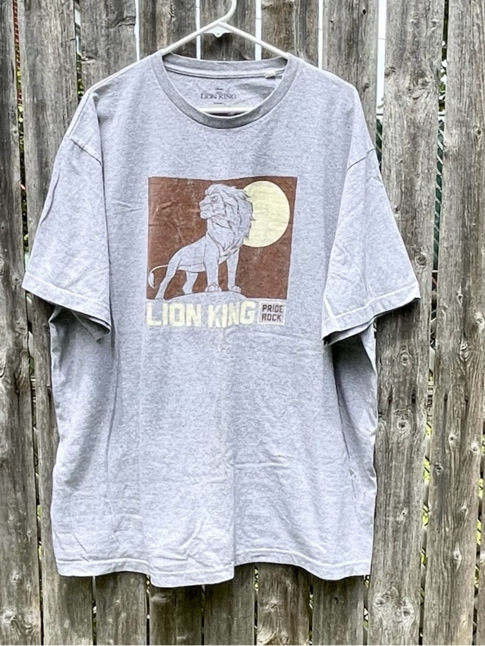 Disney The Lion King Short Sleeve Gray Graphic Tee